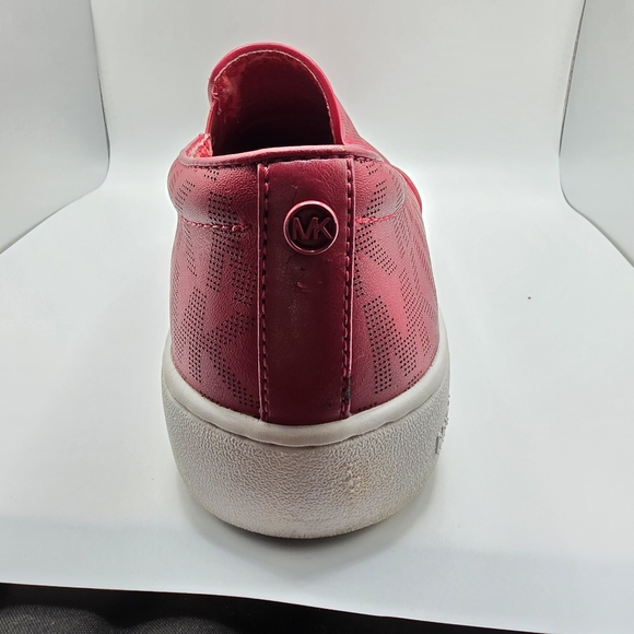 Michael Kors Keaton Slip-On Sneakers Dark Raspberry Red Women’s Shoes size10 - Picture 4 of 15